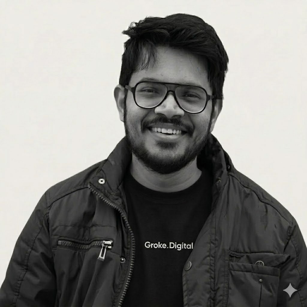 Deepak Patel, Founder & CEO of Groke Digital